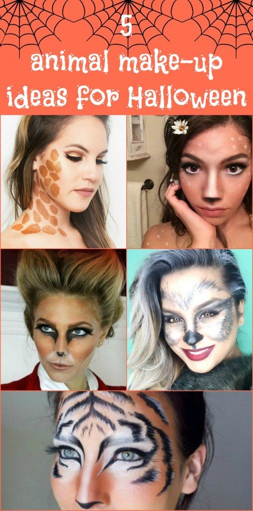 5 facili idee di make-up animalier per Halloween
