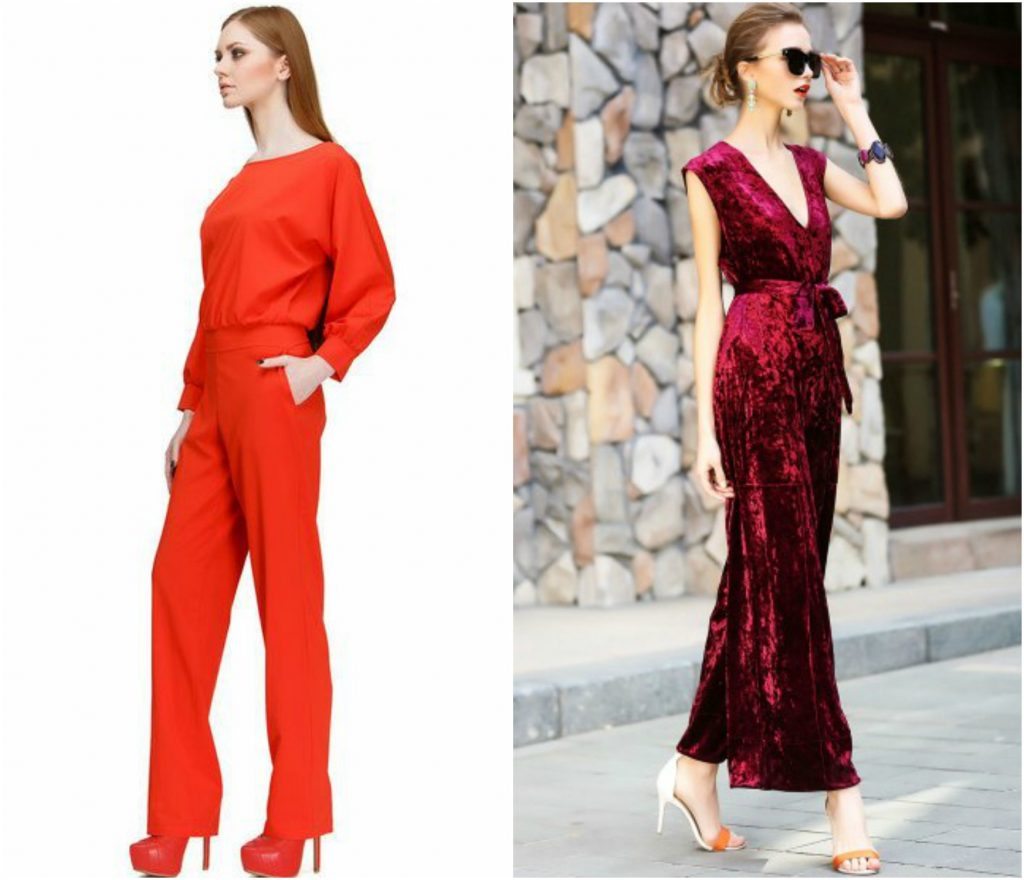 red-classy-jumpsuits-tute-eleganti-rosse