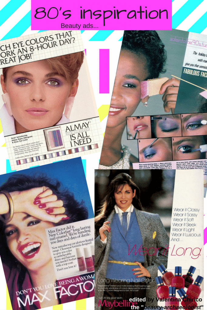 80's-makeup-look-inspiration-magazine-beauty-ads-pubblicità-isprazione-anni-80-look-Halloween